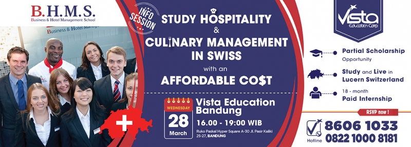 Kuliah Hospitality & Culinary Art Terjangkau di Swiss
