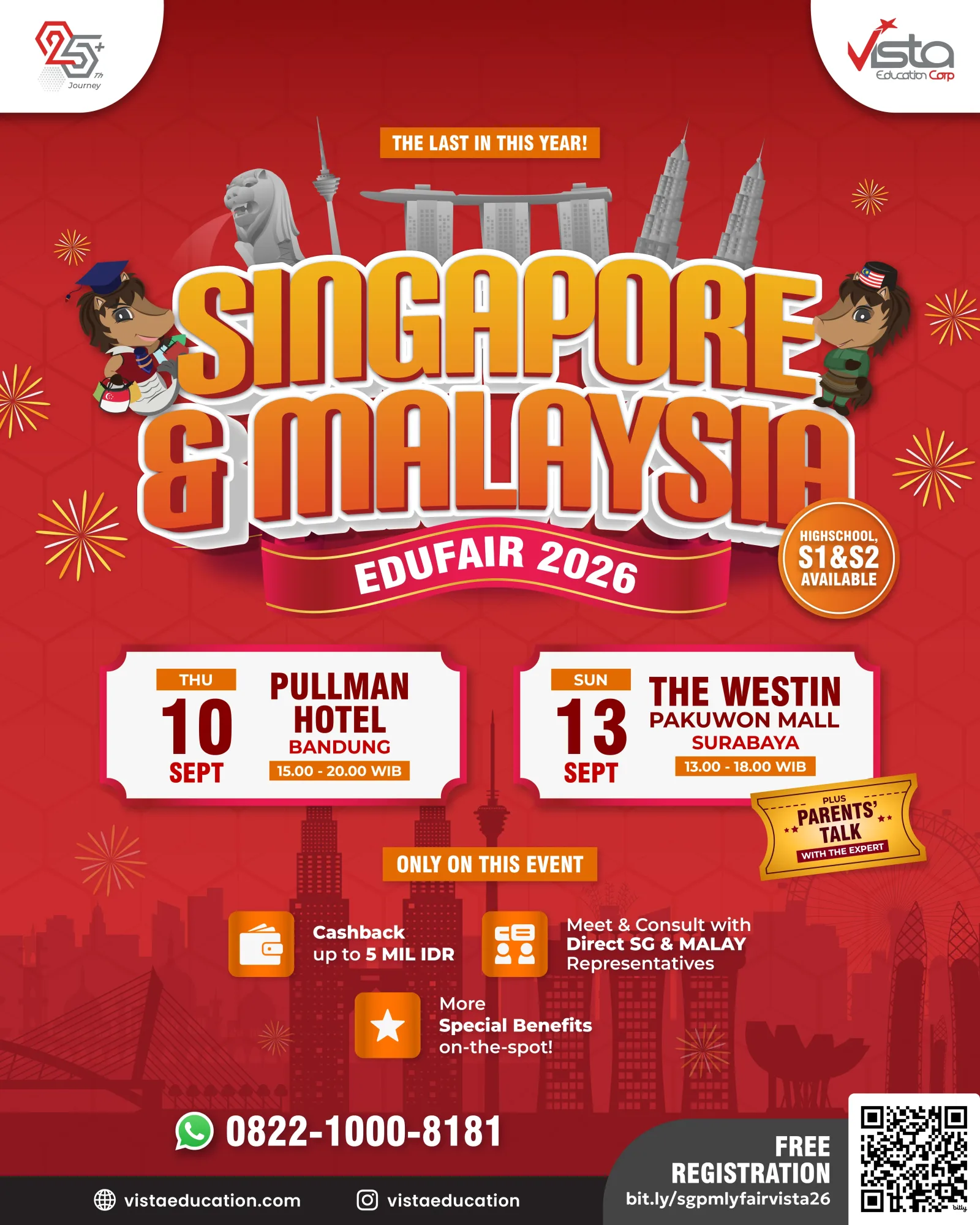 Poster Singapore & Malaysia Edufair 2026