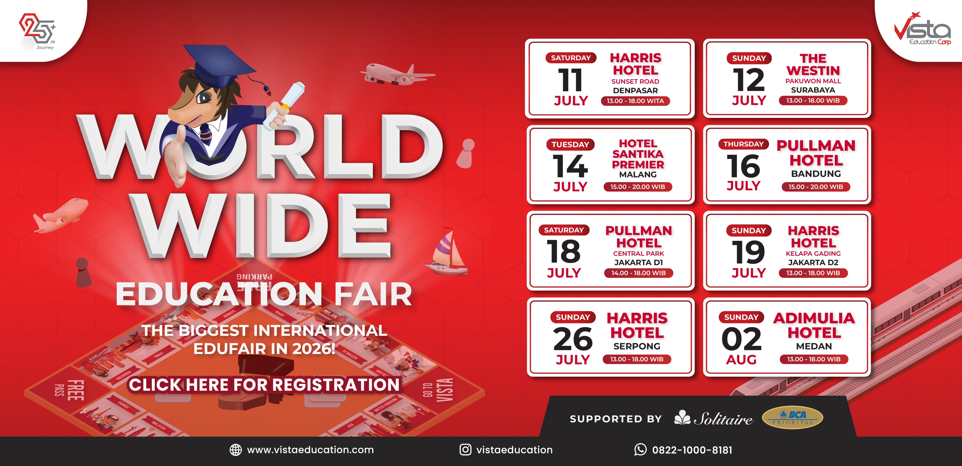 Poster World Wide Education Fair 2026