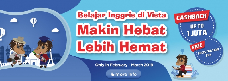 Promo Maret untuk Les Bahasa Inggris 