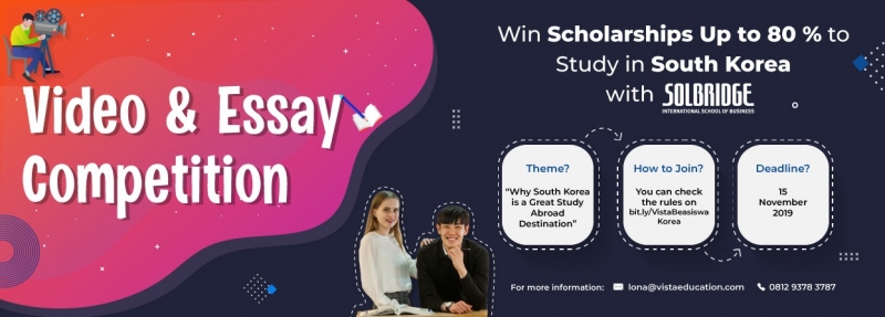Essay dan Video Competition dengan Hadiah Beasiswa di Korea