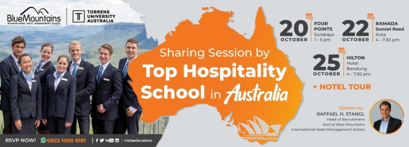 Free Sharing Session by TOP Hospitality School in Australia