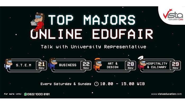 Pameran Pendidikan Online TOP Majors 2020