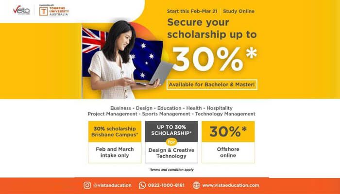 Beasiswa Program Online Dari Torrens University Australia