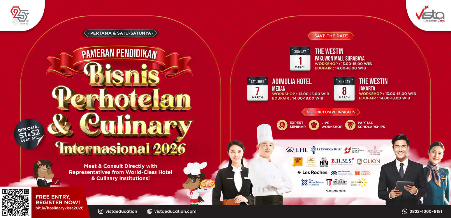 PAMERAN PENDIDIKAN BISNIS PERHOTELAN & CULINARY INTERNASIONAL 2026
